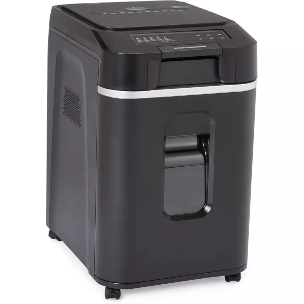 imageAmazon Basics Cross Cut Paper and Credit Card Shredder 12 Sheet New Model Black200 Sheet