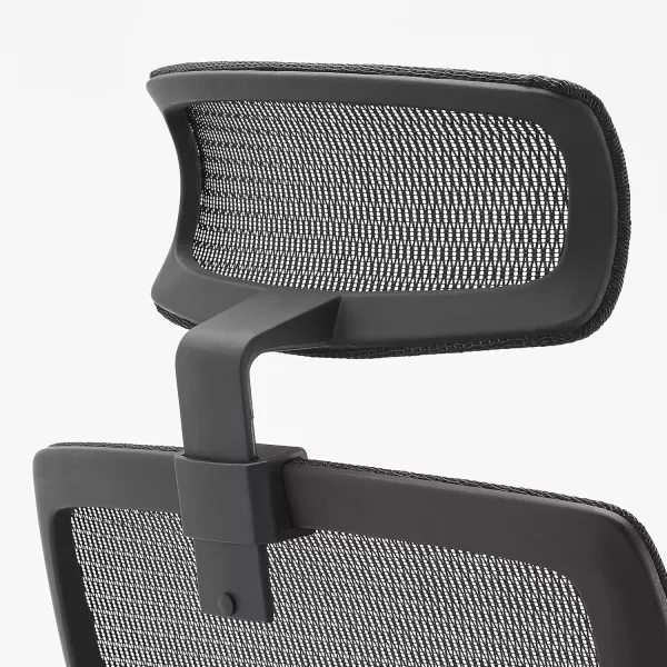 imageAmazon Basics Ergonomic Adjustable HighBack Chair with Comfortable FlipUp Armrests Contoured Mesh Seat Swivel  Black 255quotD x 2625quotW x 4925quotHBlack