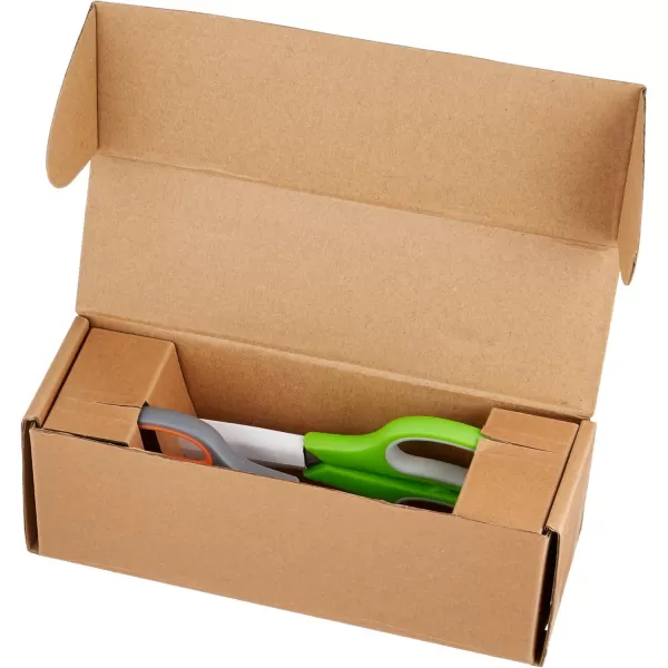 imageAmazon Basics Multipurpose Comfort Grip PVD Coated Stainless Steel Office Scissors 3Pack Purple Green ampamp Gray2Pack