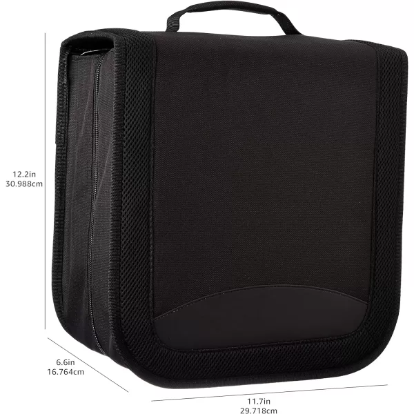 imageAmazon Basics Polyurethane CDDVD Portable Storage Binder 400capacity Black1Pack