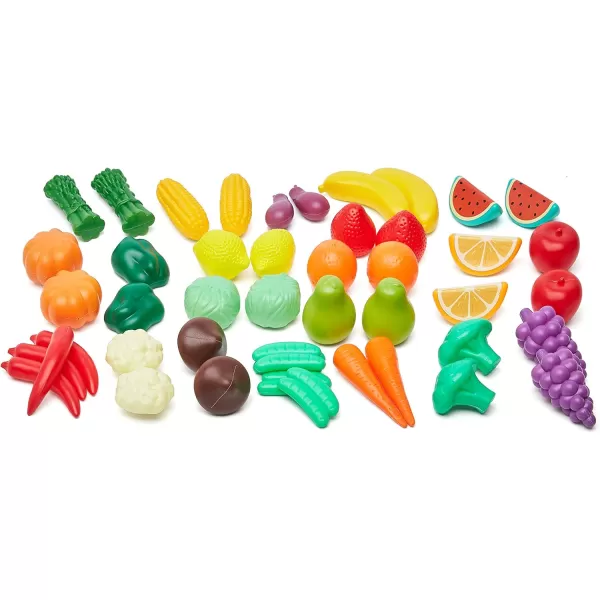 imageAmazon Basics Pretend Toy Play Food for Kids Ages 3 and Up Set of 150 Pieces Multicolor 1102quotW x 375quotH x 1656quotD150 pieces