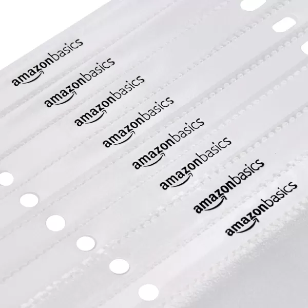 imageAmazon Basics Sheet Protector NonGlare 100Pack 85 x 11 Clear1200pack