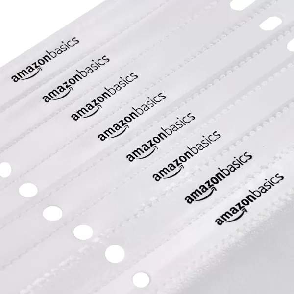 imageAmazon Basics Sheet Protector NonGlare 100Pack 85 x 11 Clear200  Pack
