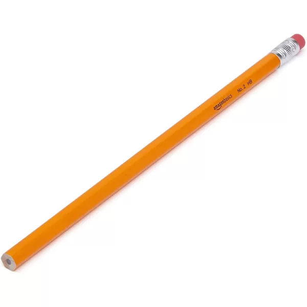 imageAmazon Basics WoodCased 2 Pencils Presharpened HB Lead Bulk Box 150 Count Yellow144 Count Pack of 1