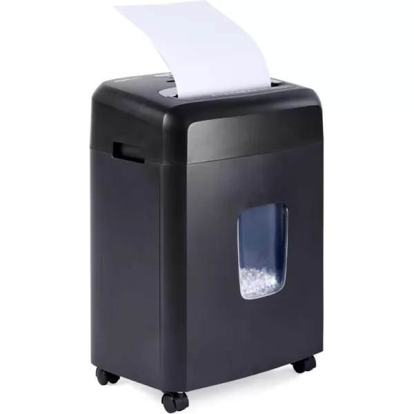 imageAmazon Basics 150 Sheet Autofeed Micro Cut Paper Credit Card Shredder for Security Black12 Sheet