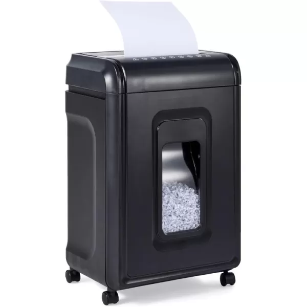 imageAmazon Basics 150 Sheet Autofeed Micro Cut Paper Credit Card Shredder for Security Black18 Sheet