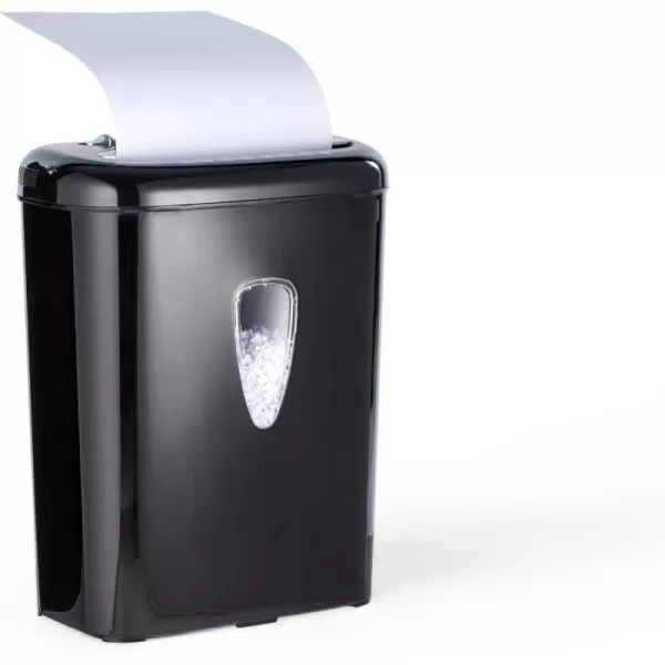 imageAmazon Basics 150 Sheet Autofeed Micro Cut Paper Credit Card Shredder for Security Black6 Sheet