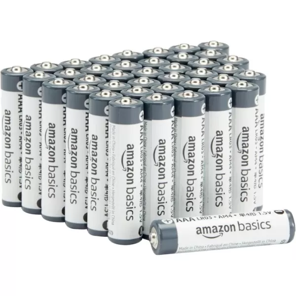 imageAmazon Basics 300Pack AAA Alkaline Industrial Batteries 15 Volt 5Year Shelf Life40 Count Pack of 1