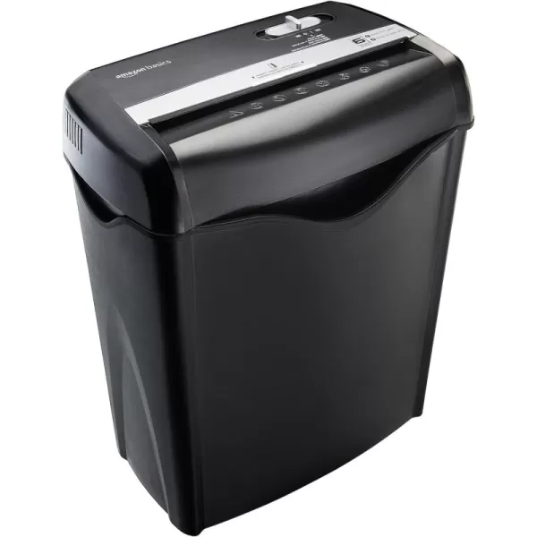 imageAmazon Basics Cross Cut Paper and Credit Card Shredder 12 Sheet New Model Black6 Sheet