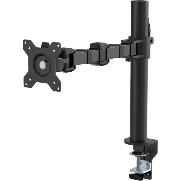 imageAmazon Basics Single Computer Monitor Stand with Tilt and Rotation Height Adjustable VESA Desk Arm Mount Steel 30 inches Black