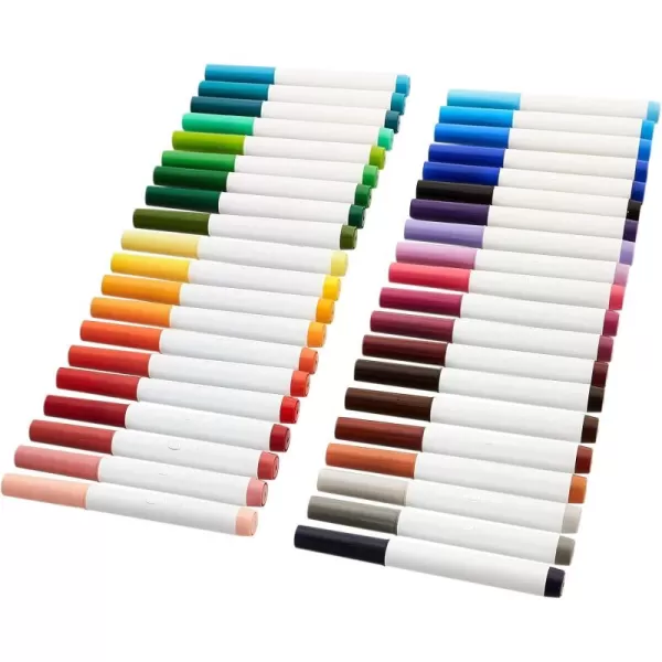 imageAmazon Basics Supertip 40 Colors Washable Markers Pack of 40 Multicolored1 Count Pack of 40