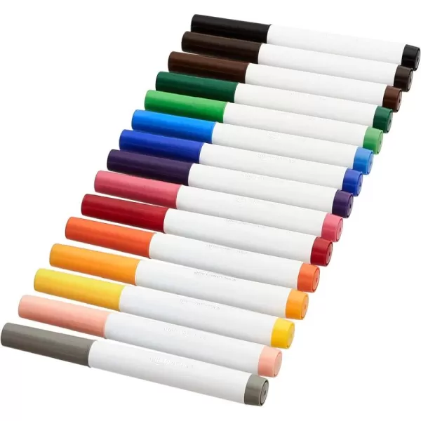 imageAmazon Basics Supertip 40 Colors Washable Markers Pack of 40 Multicolored150 Count Pack of 1
