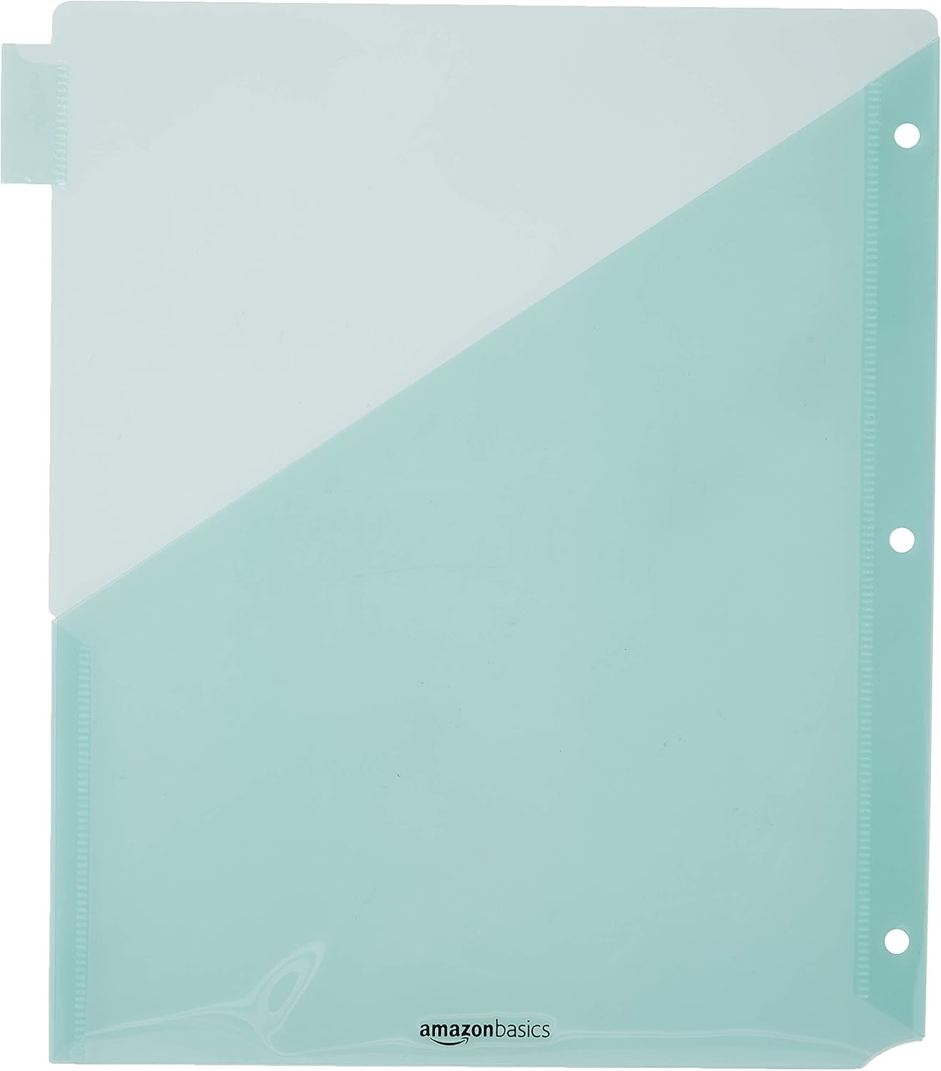 imageAmazon Basics Two Pocket Plastic Dividers Tab Set 5 Count Letter Size Assorted Color 1Pack24 Count