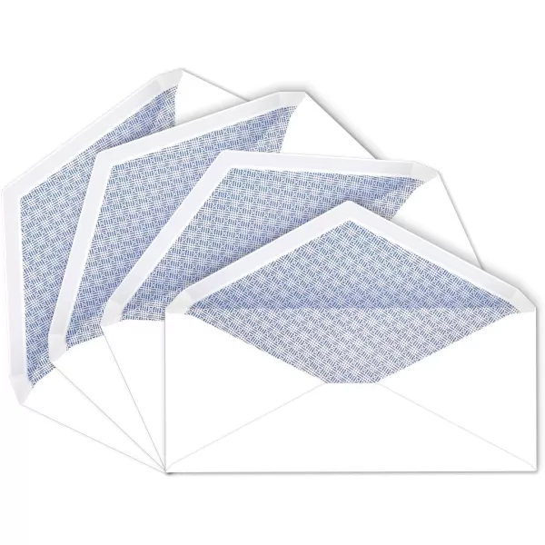 imageAmazon Basics 10 SecurityTinted SelfSeal Business Envelopes with Left Window Peel ampamp Seal Closure  500Pack WhiteTint