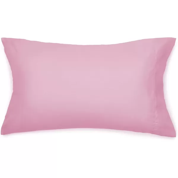 imageAmazon Basics 2 Piece Microfiber Kids Comforter and Pillow Sham Set Toddler Navy SolidPink