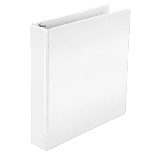 imageAmazon Basics 3 Ring Binders 3 Inch 2 Pack DRing Organizer for School Home Office White4Pack