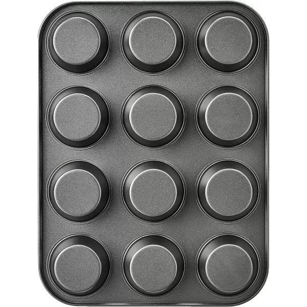 imageAmazon Basics 6 Piece Nonstick Carbon Steel Oven Safe Bakeware Set 405 cm x 285 cm x 15 cm