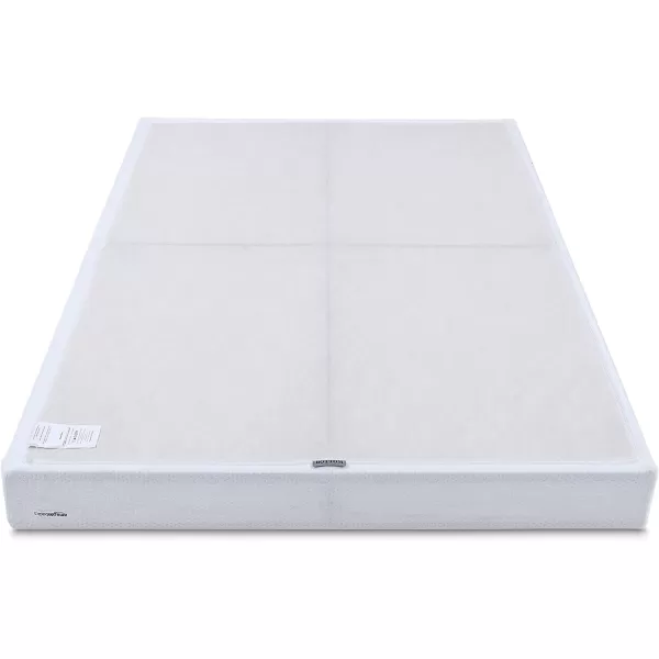 imageAmazon Basics Box Spring 9Inch Metal Frame Strong ampamp Durable Quick ToolFree Assembly King Size White