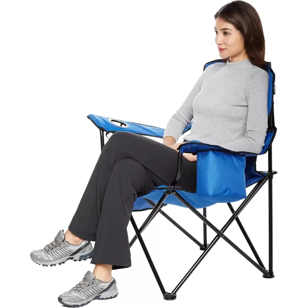 imageAmazon Basics Camping ChairX Large  Padded  Blue