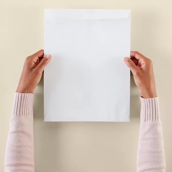imageAmazon Basics Catalog Mailing Envelopes Peel and Seal 10x13 Inch White 100Pack250Pack