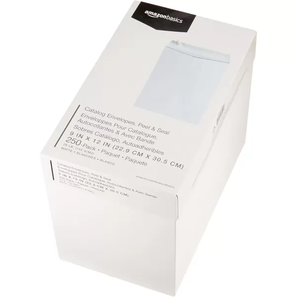 imageAmazon Basics Catalog Mailing Envelopes Peel and Seal 10x13 Inch White 100Pack250Pack