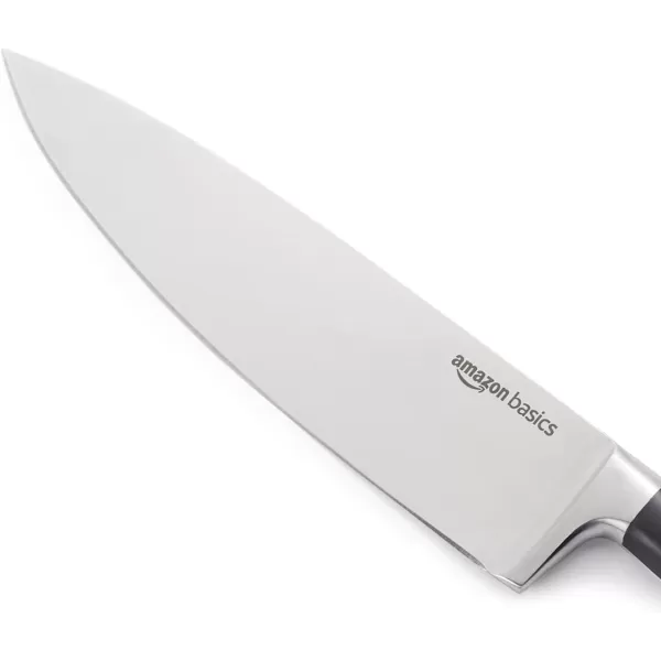 imageAmazon Basics Classic 8inch Chefs Knife with Three Rivets Silver