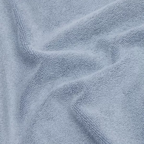 imageAmazon Basics Cotton Bath Towels Made with 30 Recycled Cotton Content  2Pack 30quot x 54quot Blue GreyBlue