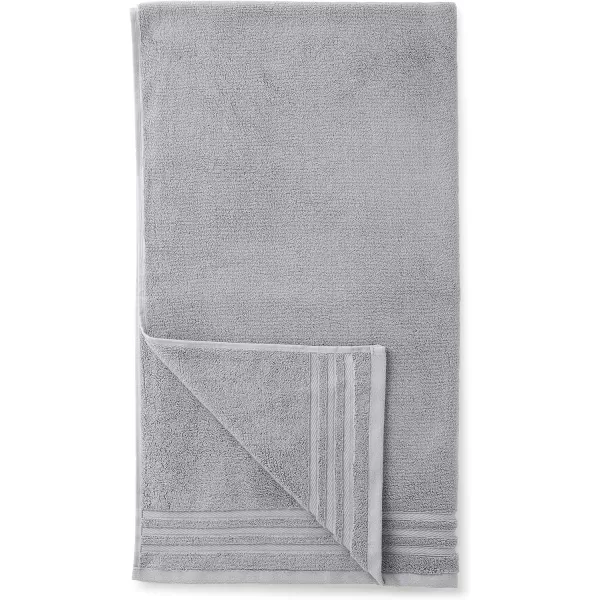 imageAmazon Basics Cotton Bath Towels Made with 30 Recycled Cotton Content  2Pack 30quot x 54quot Blue GreyBlue Grey