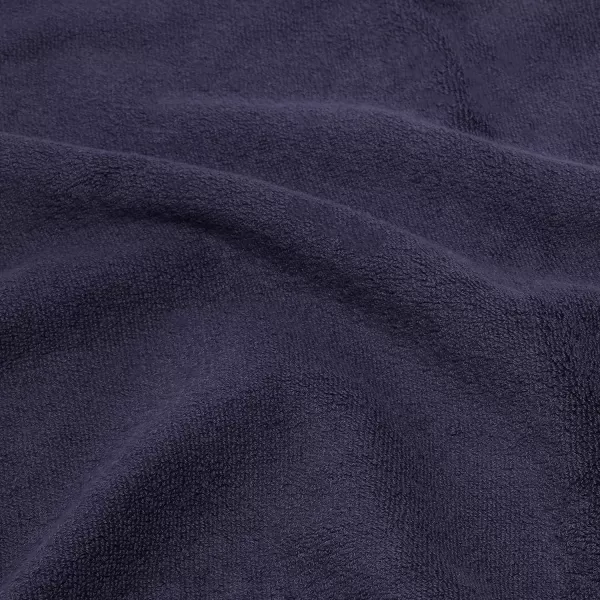 imageAmazon Basics Cotton Bath Towels Made with 30 Recycled Cotton Content  2Pack 30quot x 54quot Blue GreyMidnight Blue