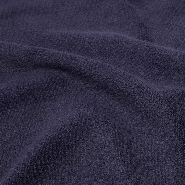 imageAmazon Basics Cotton Bath Towels Made with 30 Recycled Cotton Content  2Pack 30quot x 54quot Blue GreyMidnight Blue