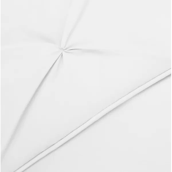imageAmazon Basics King Size Comforter Sets AllSeason DownAlternative 3Piece Bedding Set Pinch Pleat Design Bright WhiteBright White