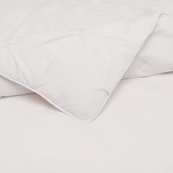 imageAmazon Basics King Size Comforter Sets AllSeason DownAlternative 3Piece Bedding Set Pinch Pleat Design Bright WhiteCream