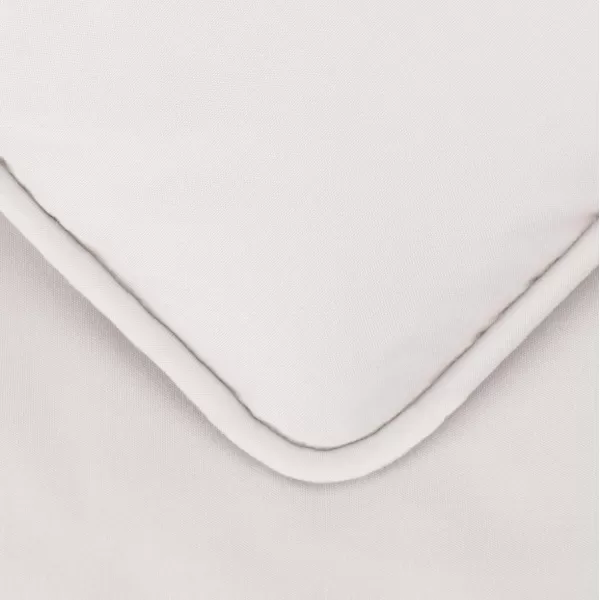 imageAmazon Basics King Size Comforter Sets AllSeason DownAlternative 3Piece Bedding Set Pinch Pleat Design Bright WhiteCream
