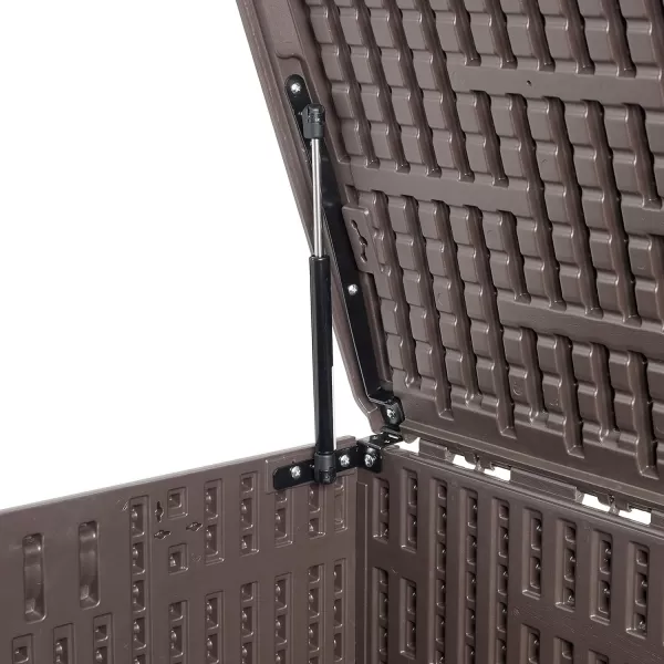 imageAmazon Basics Organization and Storage Outdoor 150 gallon Deck Box Brown150 gallon