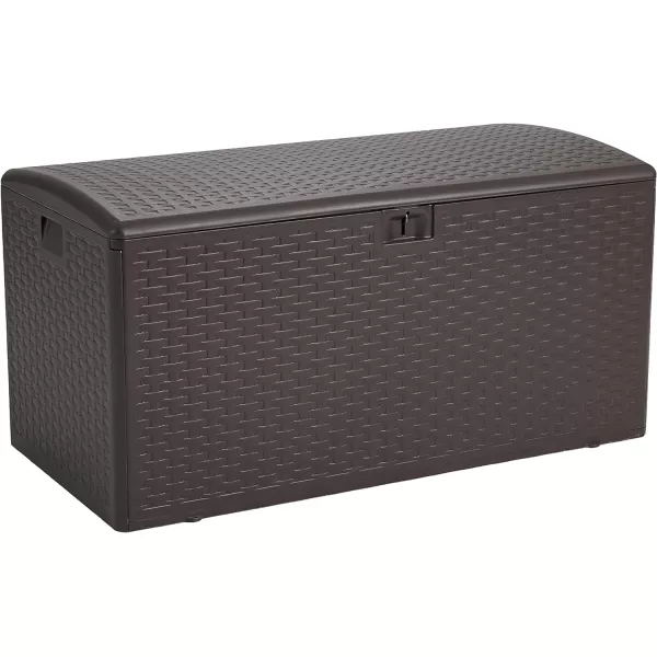 imageAmazon Basics Organization and Storage Outdoor 150 gallon Deck Box Brown99 gallon