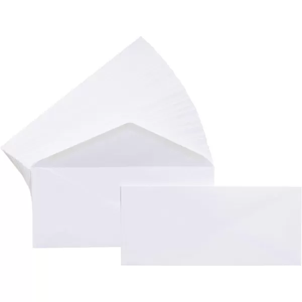 imageAmazon Basics 10 SecurityTinted SelfSeal Business Envelopes with Left Window Peel ampamp Seal Closure  500Pack WhiteNo Tint