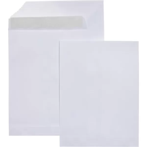 imageAmazon Basics Catalog Mailing Envelopes Peel and Seal 10x13 Inch White 100Pack100Pack