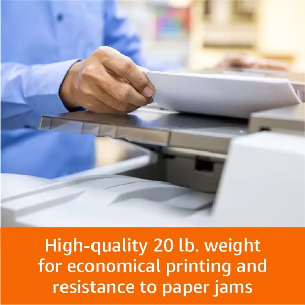 imageAmazon Basics  30 Recycled Multipurpose Copy Printer Paper 10 Reams 5000 Count 10 Packs of 500 85quot x 14quot White85 x 14