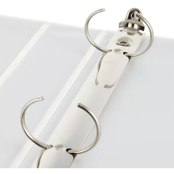 imageAmazon Basics 3Ring Binder 1Inch  White 1 Pack1Pack