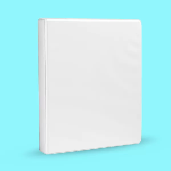 imageAmazon Basics 3Ring Binder 1Inch  White 1 Pack1Pack