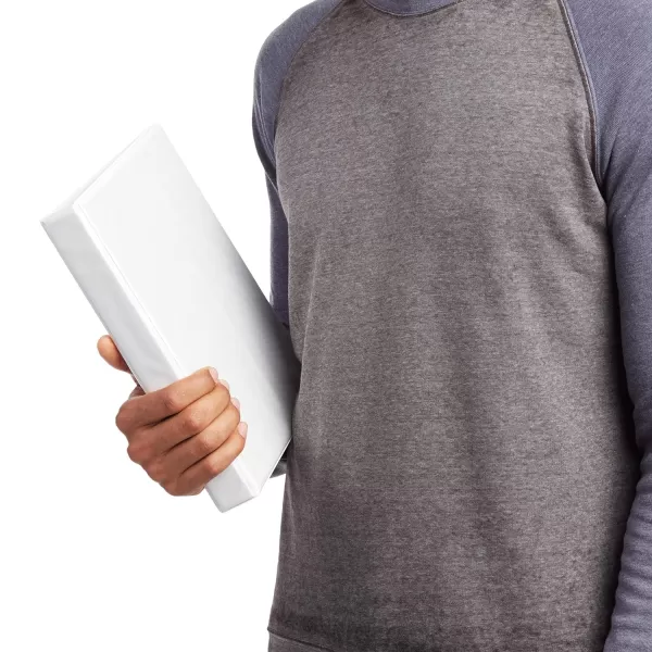 imageAmazon Basics 3Ring Binder 1Inch  White 1 Pack1Pack