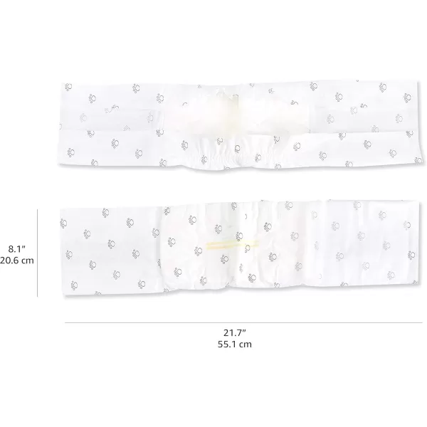 imageAmazon Basics Male Dog Wrap Disposable Male Dog Diapers Small Pack of 30 WhiteSmall Pack of 50