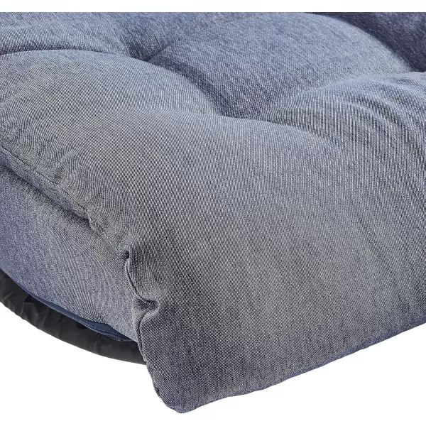 imageAmazon Basics Swivel Foam Lounge Chair  with Headrest Adjustable Denim Blue 263D x 235W x 137H inBlue