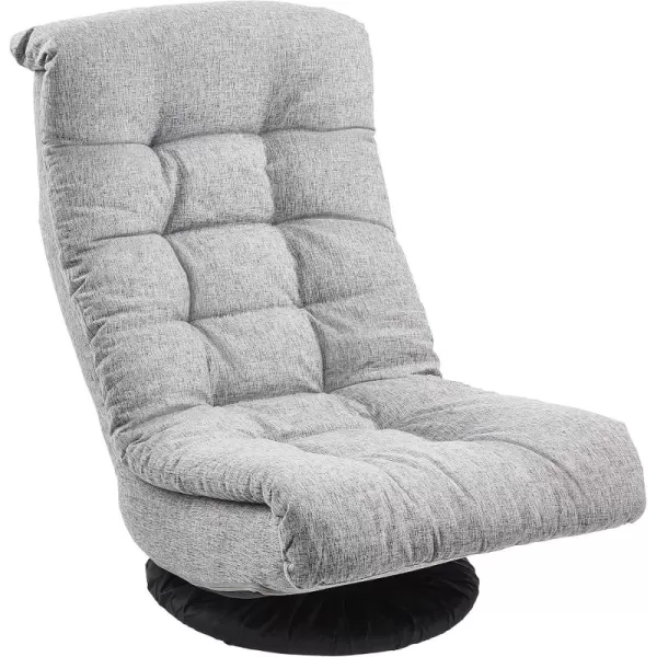 imageAmazon Basics Swivel Foam Lounge Chair  with Headrest Adjustable Denim Blue 263D x 235W x 137H inGrey