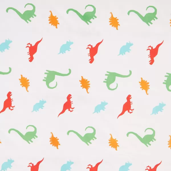 imageAmazon Basics Kids Soft EasyWash Lightweight Microfiber 3Piece Sheet Set Toddler Red SolidMulticolor Dinosaurs