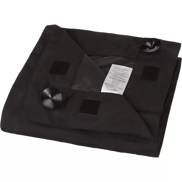 imageAmazon Basics Portable Window Blackout Shades with Suction Cups Moon and Stars Design 78 x 50 Inch 1 PackBlack