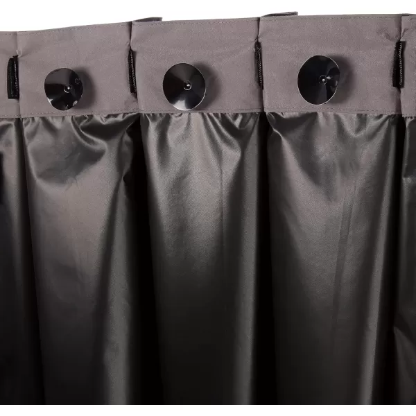 imageAmazon Basics Portable Window Blackout Shades with Suction Cups Moon and Stars Design 78 x 50 Inch 1 PackDark Grey