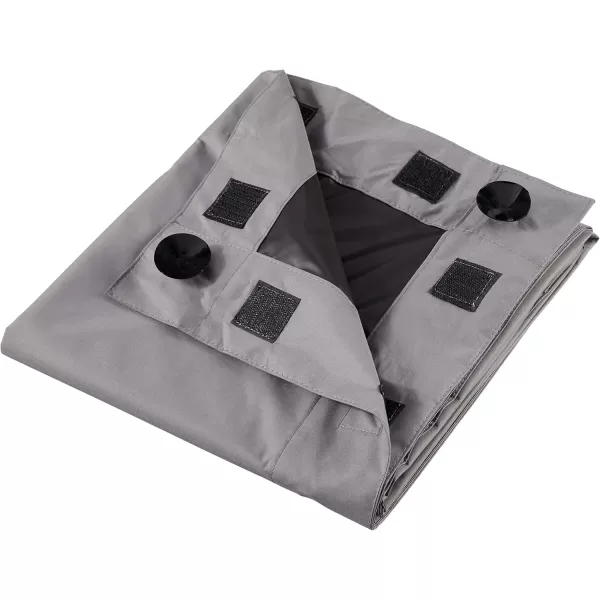 imageAmazon Basics Portable Window Blackout Shades with Suction Cups Moon and Stars Design 78 x 50 Inch 1 PackDark Grey