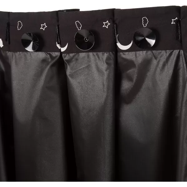 imageAmazon Basics Portable Window Blackout Shades with Suction Cups Moon and Stars Design 78 x 50 Inch 1 PackMoon and Stars