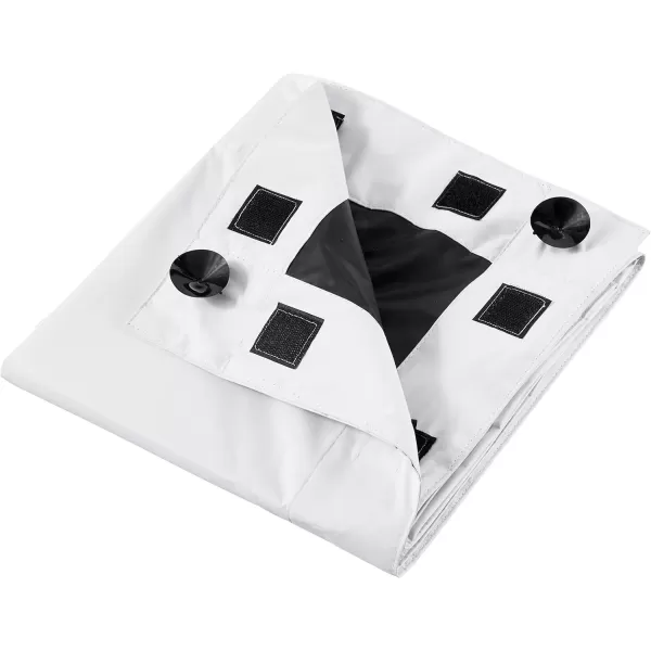 imageAmazon Basics Portable Window Blackout Shades with Suction Cups Moon and Stars Design 78 x 50 Inch 1 PackWhite